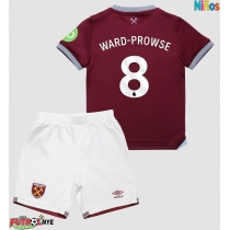 Camiseta West Ham United James Ward-Prowse #8 Primera Equipación para niños 2025-26 manga corta (+ pantalones cortos)